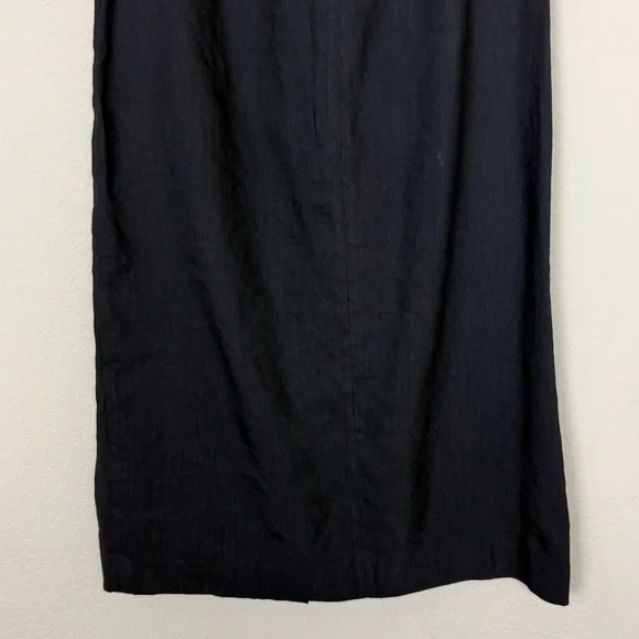 Aritzia Wilfred Charrière Button Front Linen Blend‎ Blaxn Midi Skirt - Picture 12 of 15